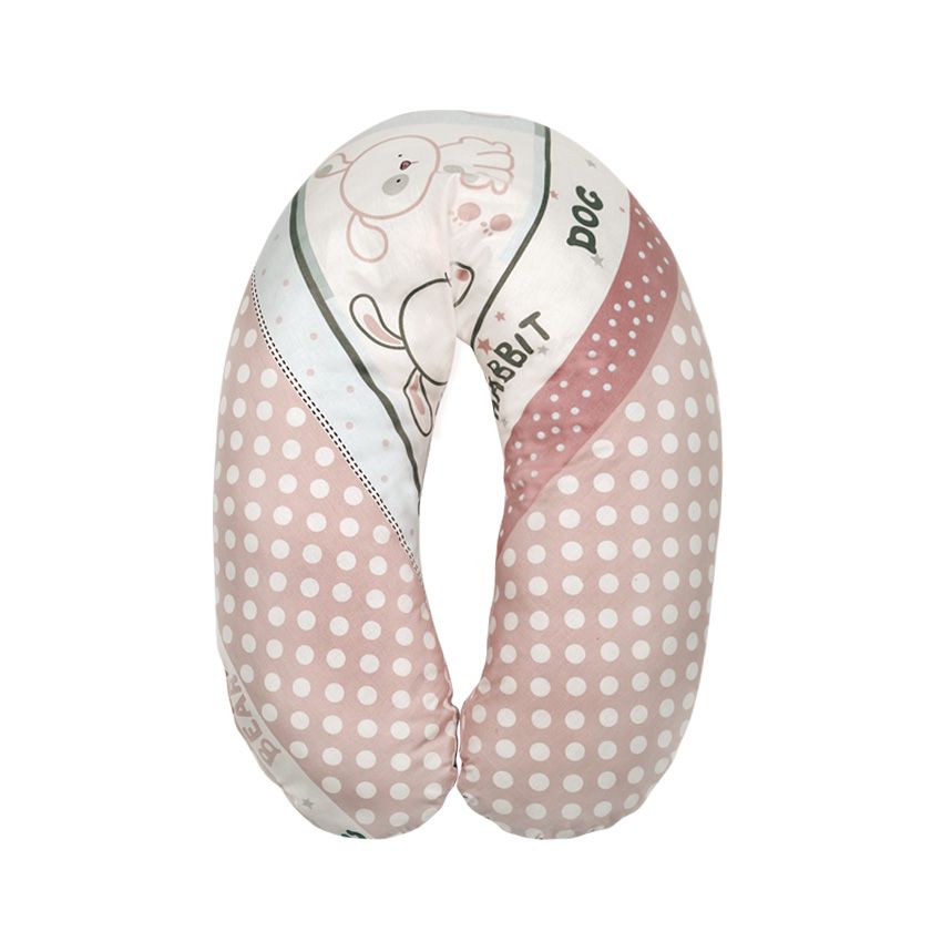 babashop.hu - Lorelli Szoptatós párna - Friends beige / Állat barátok bézs