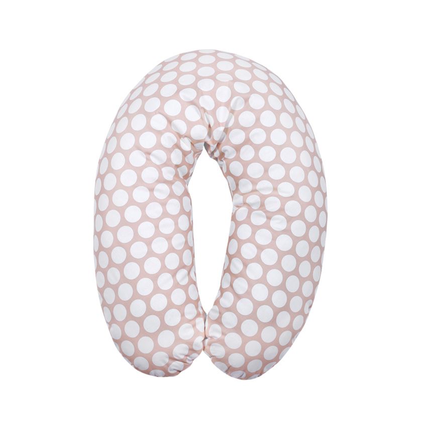 babashop.hu - Lorelli Szoptatós párna - Beige Circles / Bézs Pöttyös
