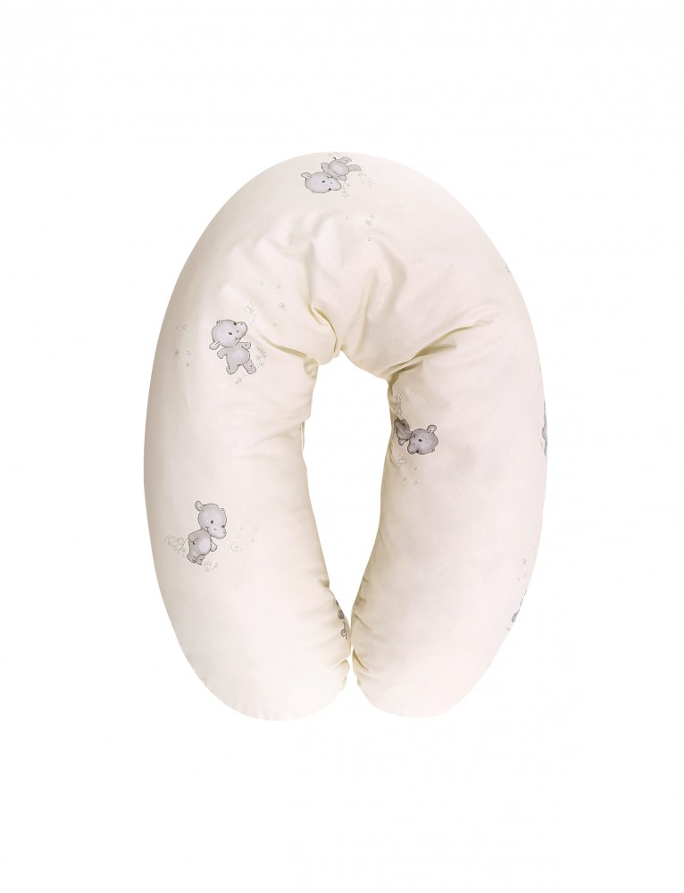 babashop.hu - Lorelli szoptatós párna - Happy Hippo beige