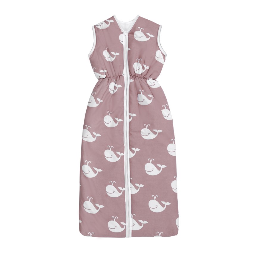babashop.hu - Lorelli hálózsák nyári 105cm - Whales Beige / Bálnás bézs