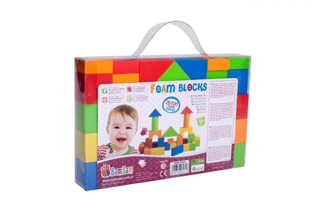babashop.hu - BamBam habszivacs építőkocka 29db-os