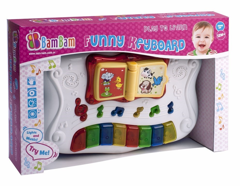 babashop.hu - BamBam Készségfejlesztő játék - zenélő zongora