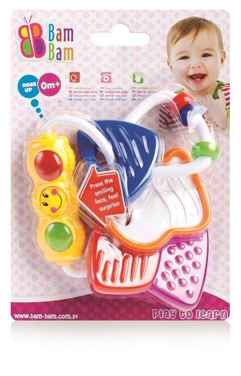 babashop.hu - BamBam Készségfejlesztő játék - világító kulcsok