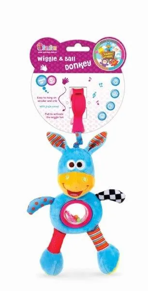 babashop.hu - BamBam Plüss játék - Szamár csíptetővel
