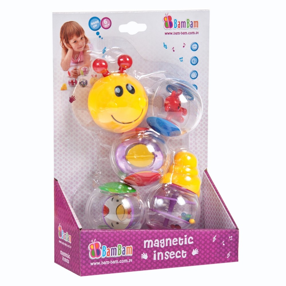 babashop.hu - BamBam Készségfejlesztő játék - Mágneses bogár