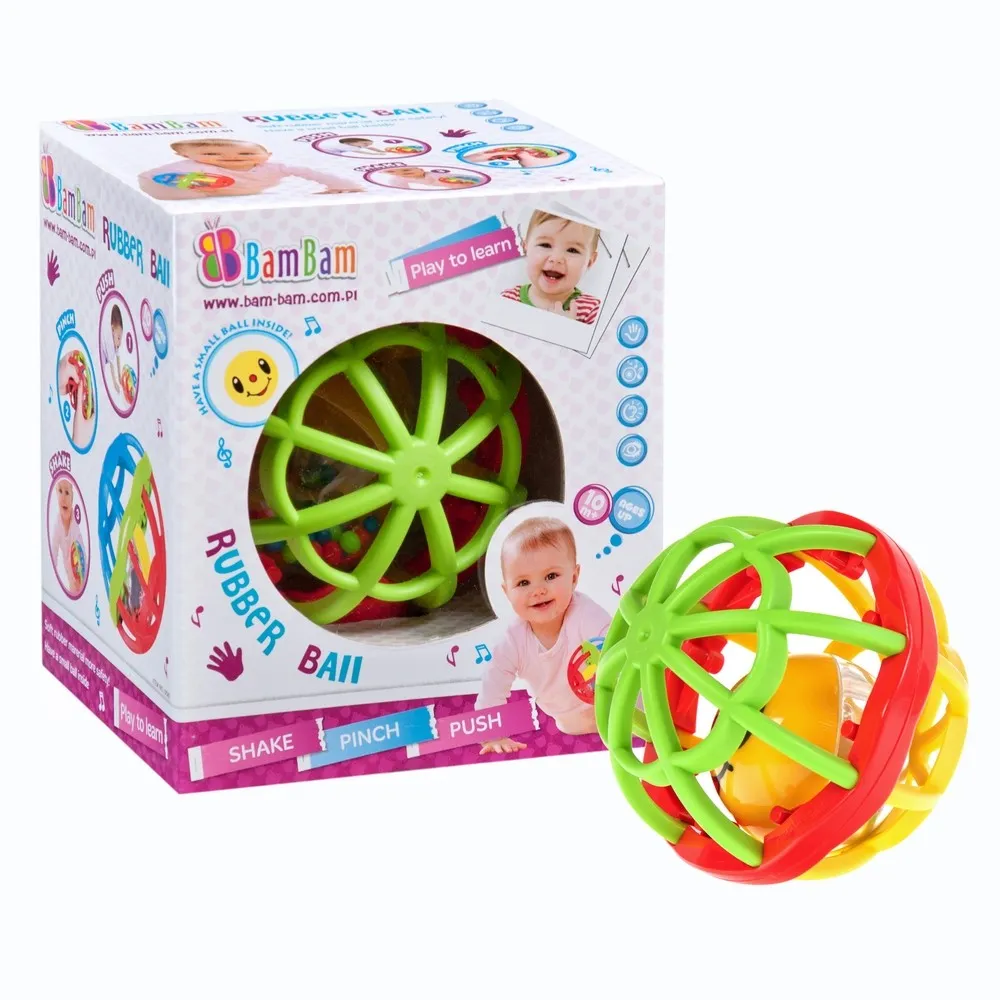 babashop.hu - BamBam készségfejlesztő labda (Rubber Ball)
