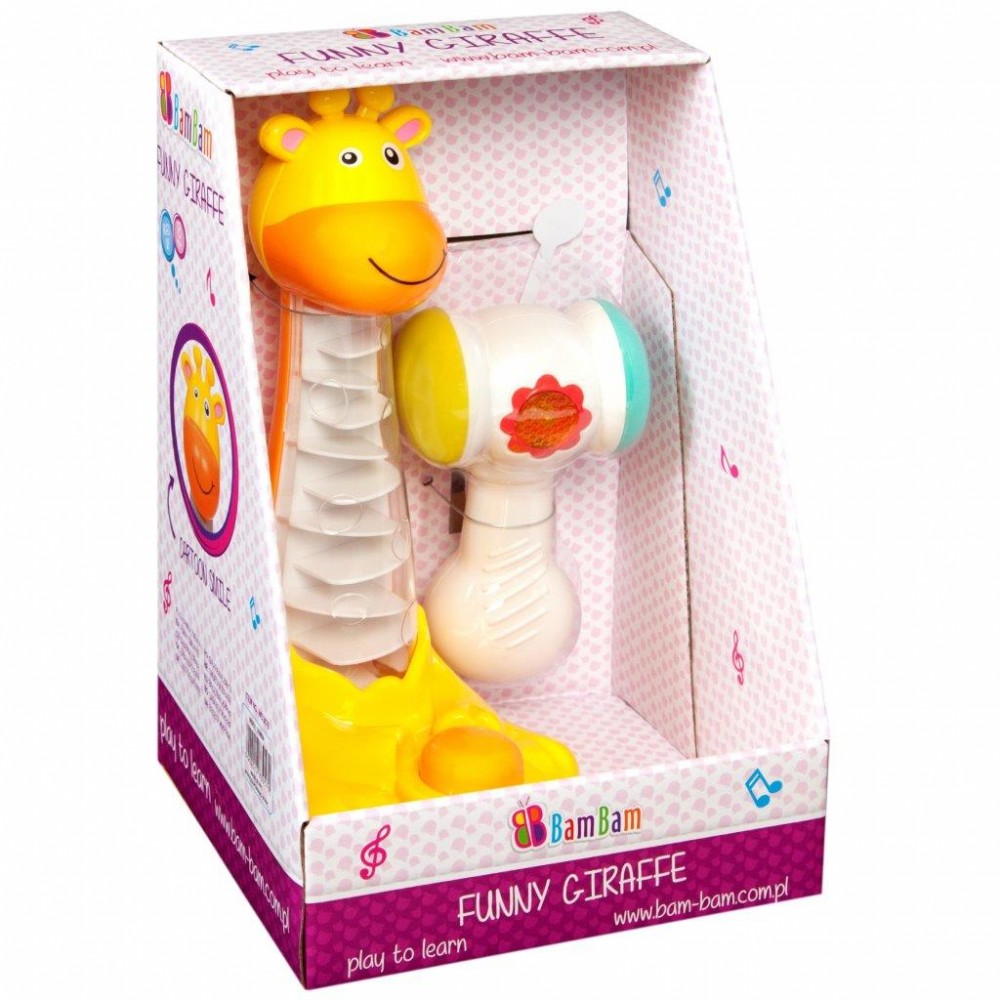 babashop.hu - BamBam Készségfejlesztő játék - vicces zsiráf