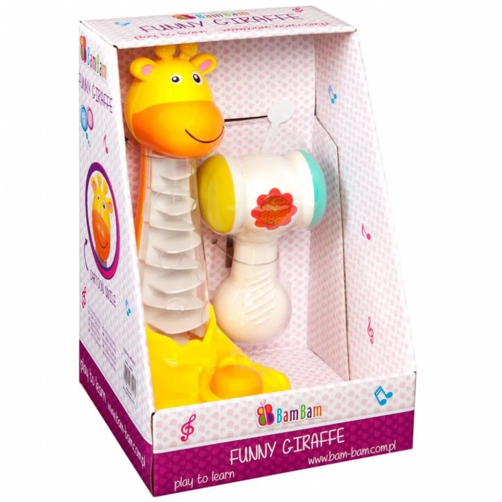 babashop.hu - BamBam Készségfejlesztő játék - vicces zsiráf