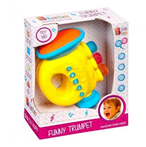 babashop.hu - BamBam Készségfejlesztő játék - zenélő kürt