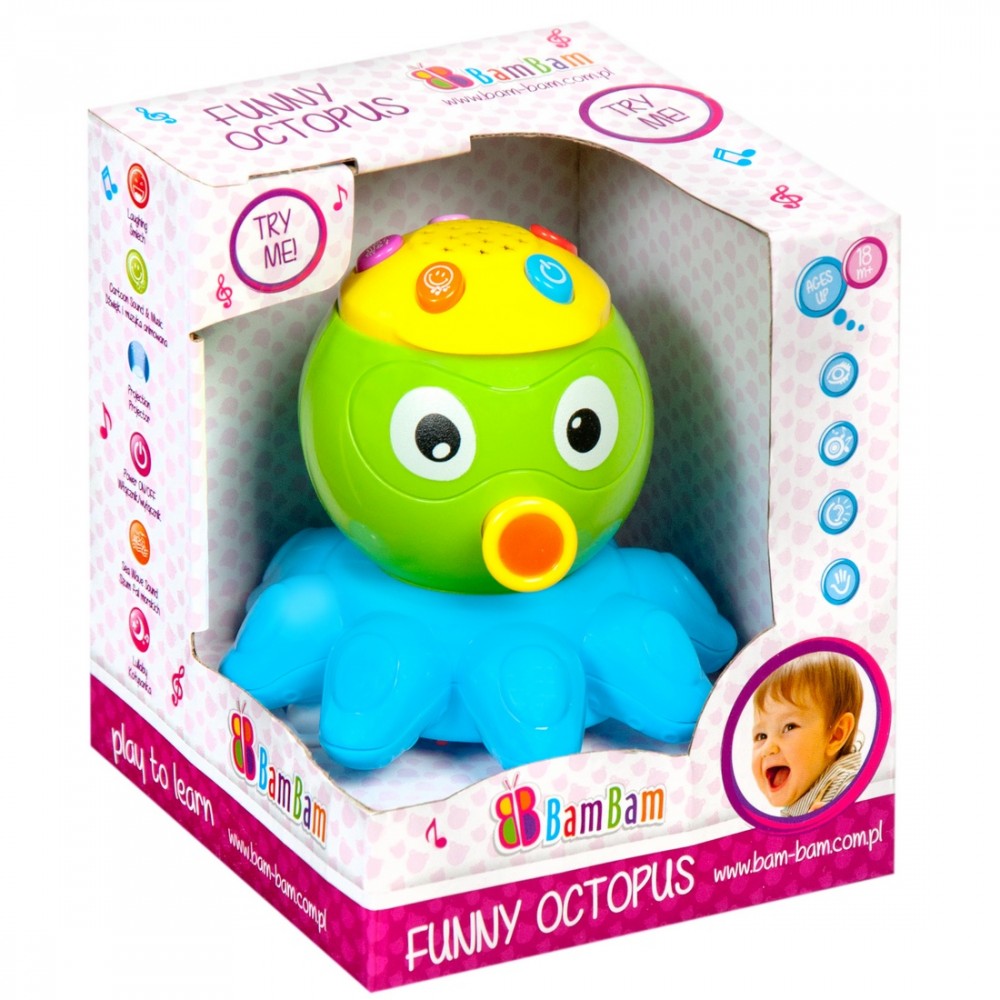 babashop.hu - BamBam Készségfejlesztő játék - vicces polip