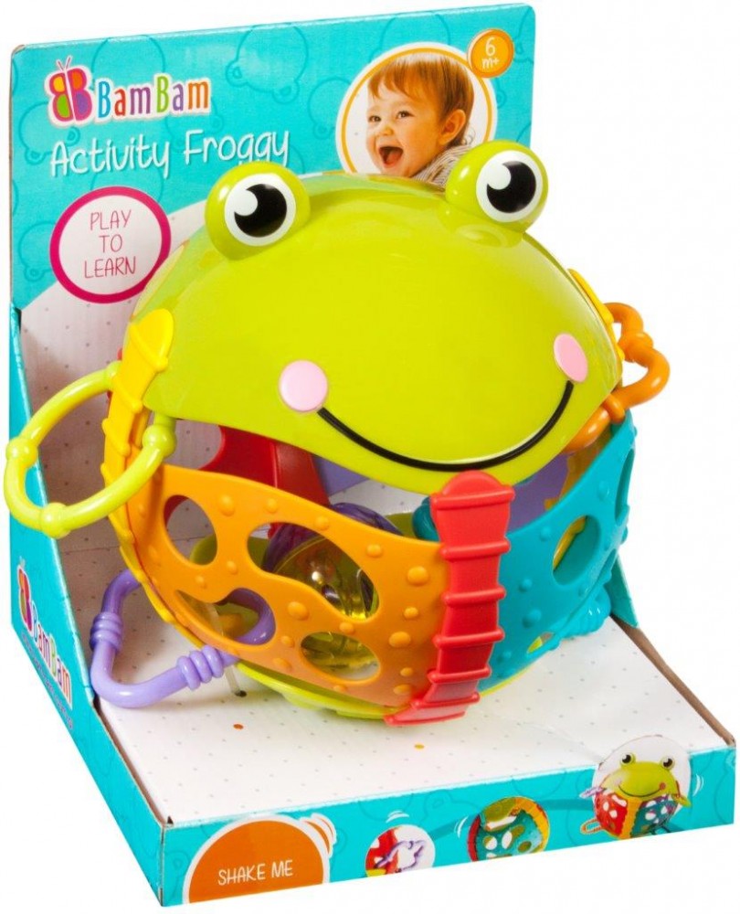 babashop.hu - BamBam békás készségfejlesztő labda