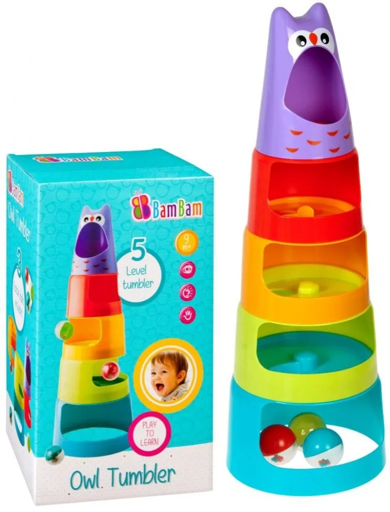 babashop.hu - BamBam baglyos toronyépítő játék