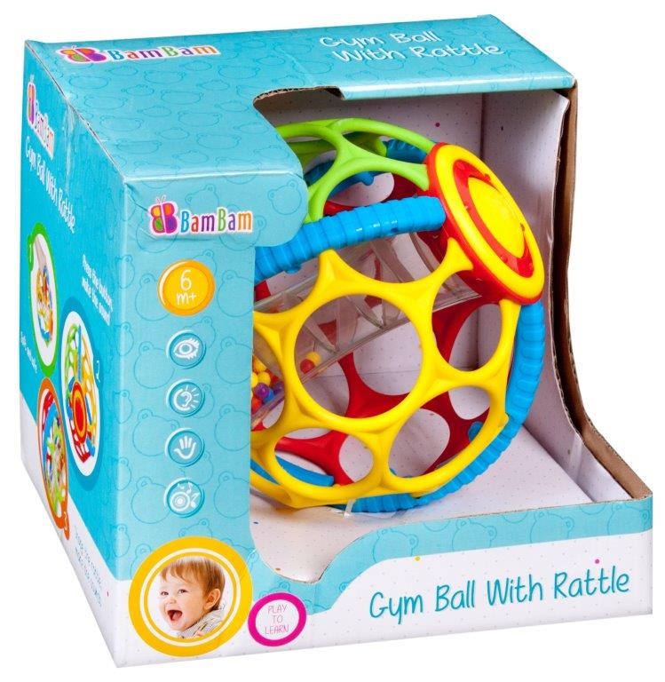 babashop.hu - BamBam készségfejlesztő labda csörgővel