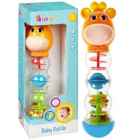 babashop.hu - BamBam csörgő 6hó+ - zsiráf