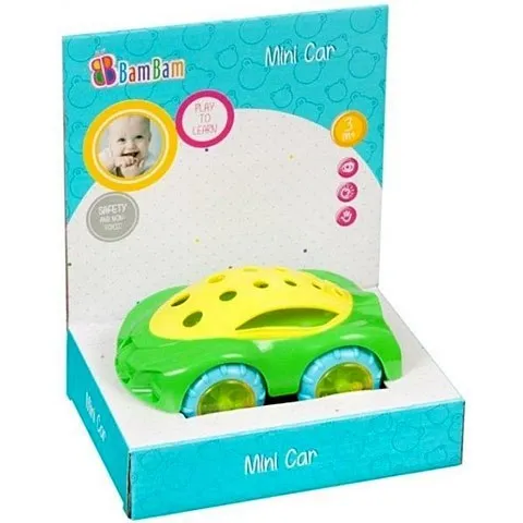 babashop.hu - BamBam kisautó 3hó+ - zöld & sárga