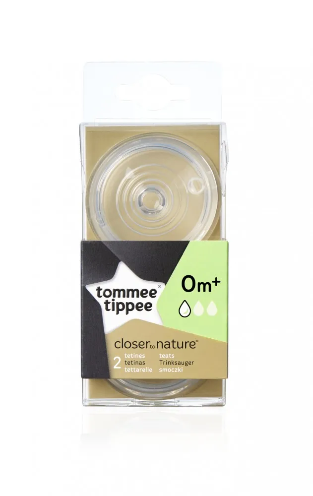 babashop.hu - Tommee Tippee Lassú folyású cumisüveg cumi (2db) Bpa mentes 42112071