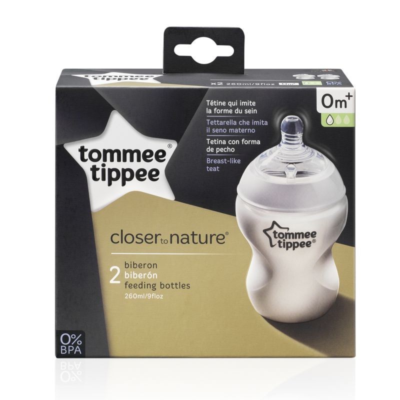 babashop.hu - Tommee Tippee CTN BPA-mentes cumisüveg, duo 2x260ml
