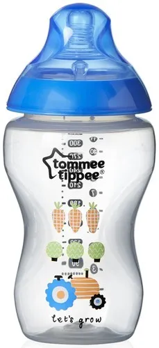 babashop.hu - Tommee Tippee Közelebb a természeteshez BPA-mentes cumisüveg 340ml színes sötét kék
