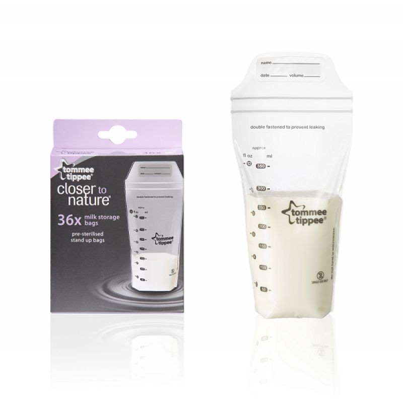 babashop.hu - Tommee Tippee Közelebb a természeteshez anyatejtároló fagyasztózacskó 36dbx350ml