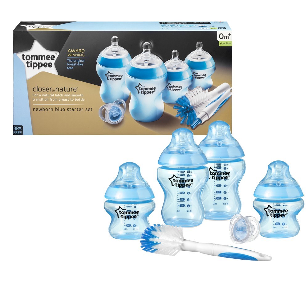 babashop.hu - Tommee Tippee Közelebb a természeteshez BPA-mentes Újszülött cumisüveg szett fiú