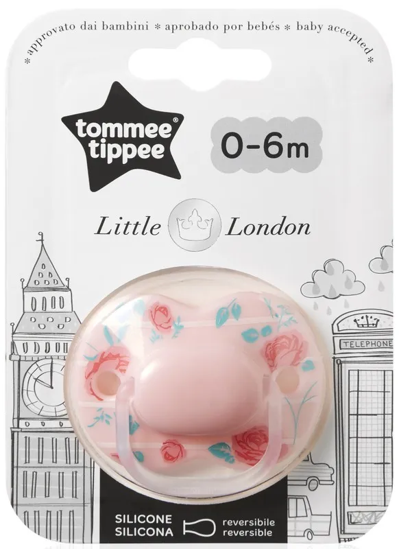 babashop.hu - Tommee Tippee Little London játszócumi 0-6 hó lány