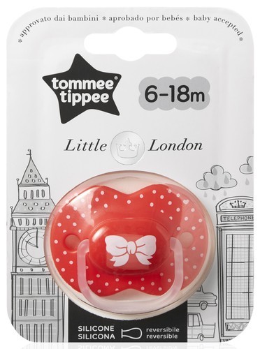 babashop.hu - Tommee Tippee Little London játszócumi 6-18 hó lány