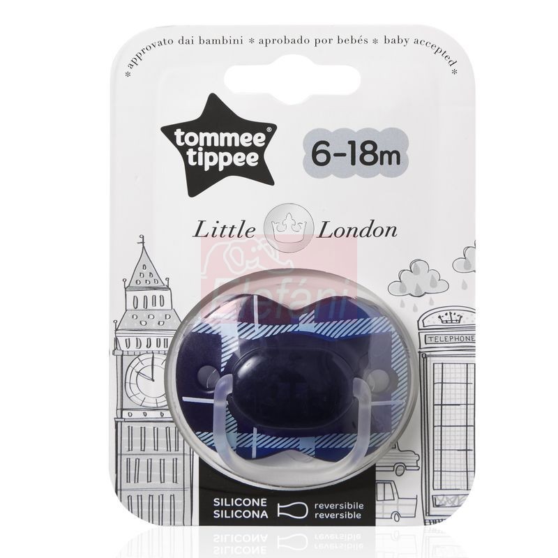 babashop.hu - Tommee Tippee Little London játszócumi 6-18 hó fiú