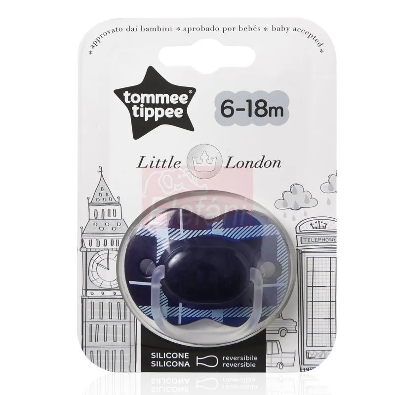 babashop.hu - Tommee Tippee Little London játszócumi 6-18 hó fiú