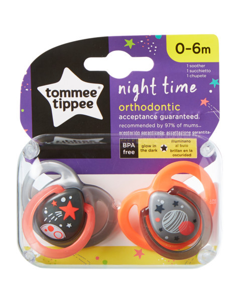babashop.hu - Tommee Tippee Ecomm Night játszócumi 0-6hó (2db)