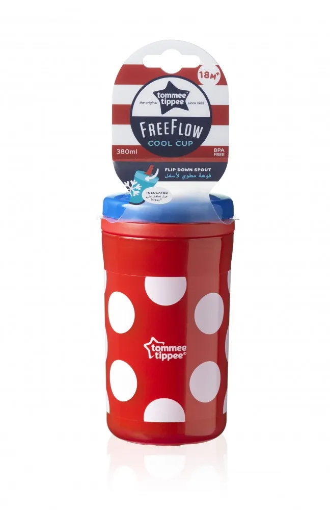 babashop.hu - Tommee Tippee FreeFlow Cool Cup hőtartó pohár 380ml 18+