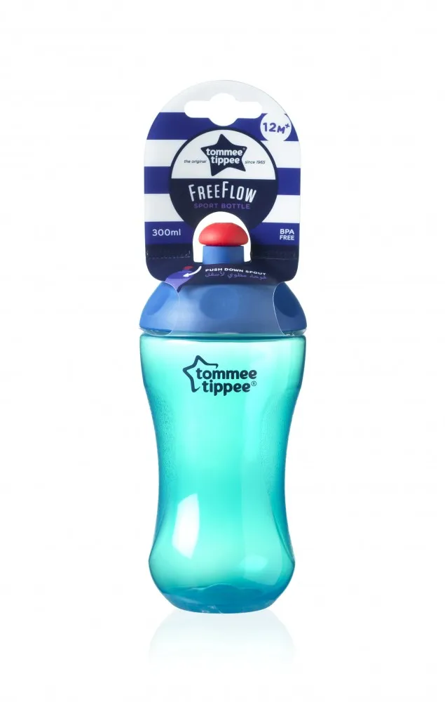 babashop.hu - Tommee Tippee FreeFlow Sport Bottle pohár 300ml 12+