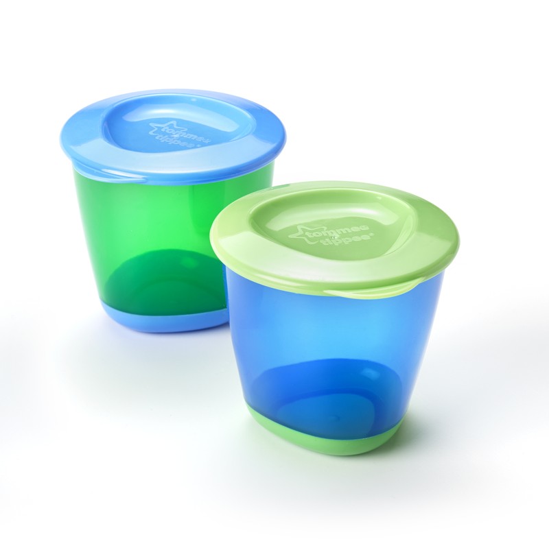 babashop.hu - Tommee Tippee ételtároló tetővel benyomható aljjal 2db
