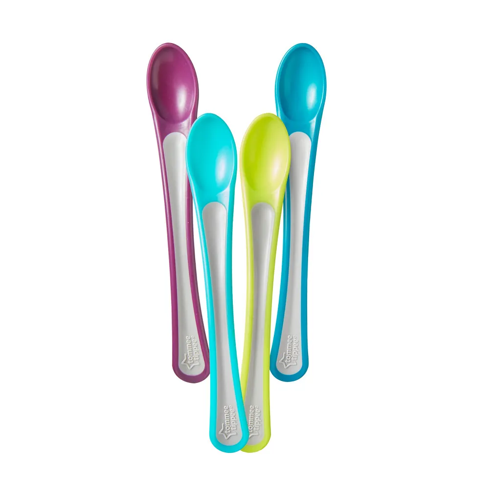 babashop.hu - Tommee Tippee Explora etetető kanál 4 db (hosszú nyelű)
