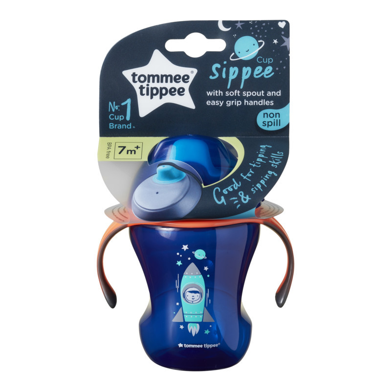 babashop.hu - Tommee Tippee Ecomm Sippee Cup csőrös itatópohár fiú 230ml