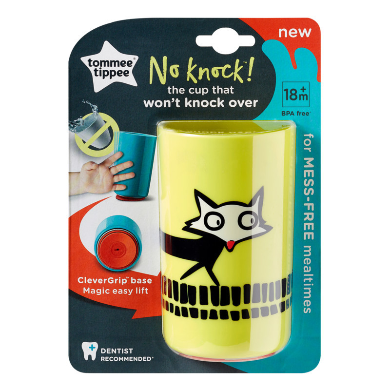 babashop.hu - Tommee Tippee Ecomm No knock felboríthatatlan pohár unisex sárga 300ml