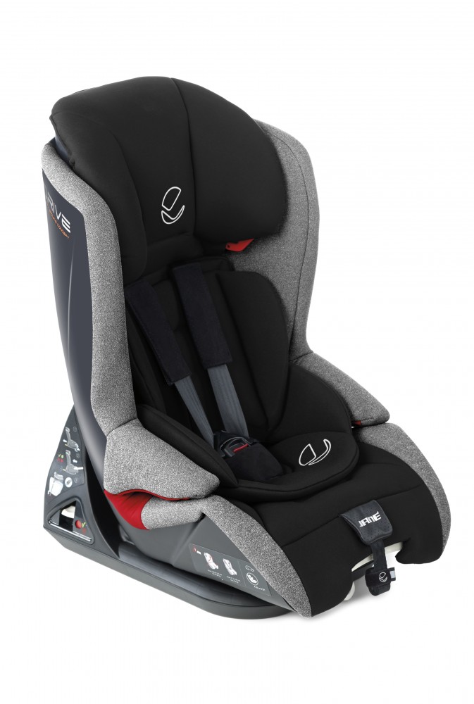 babashop.hu - Jané Drive iSize autósülés 75-150cm - T34 Jet Black 2019