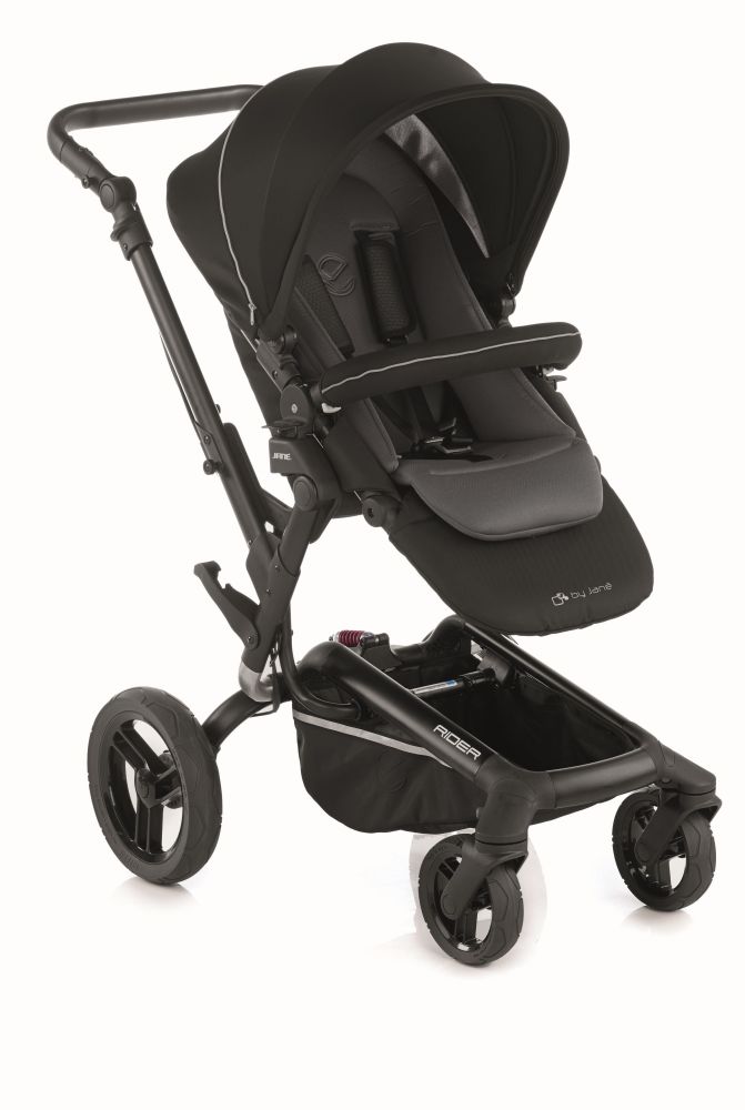 babashop.hu - Jané Rider babakocsi + Matrix mózessé alakítható hordozó - S49 Black / Fekete 2016