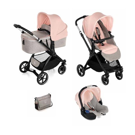 babashop.hu - Jané Kendo babakocsi + Koos i-Size R1 hordozó + Micro mózes - T79 Powder 2020