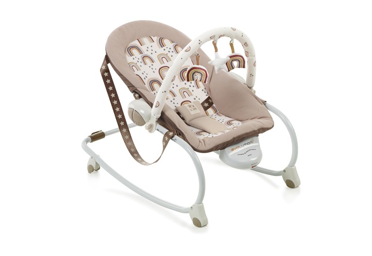 babashop.hu - Jané Evolution rezgő-zenélő pihenőszék - T83 Rainbow 2020
