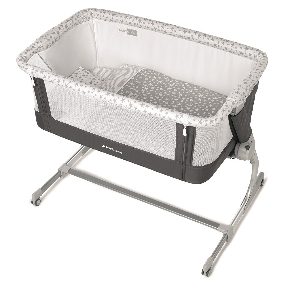 babashop.hu - Jané BabySide szülői ágyhoz csatlakoztatható kiságy - T01 Star 2018