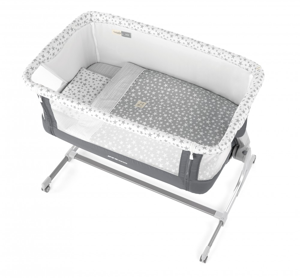 babashop.hu - Jané BabySide szülői ágyhoz csatlakoztatható kiságy - T01 Star 2019
