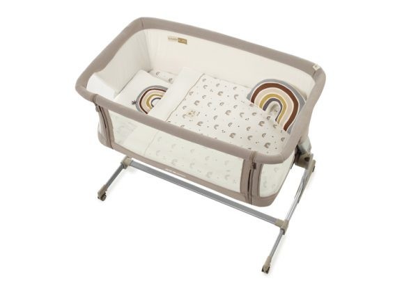 babashop.hu - Jané BabySide szülői ágyhoz csatlakoztatható kiságy - T83 Rainbow 2019