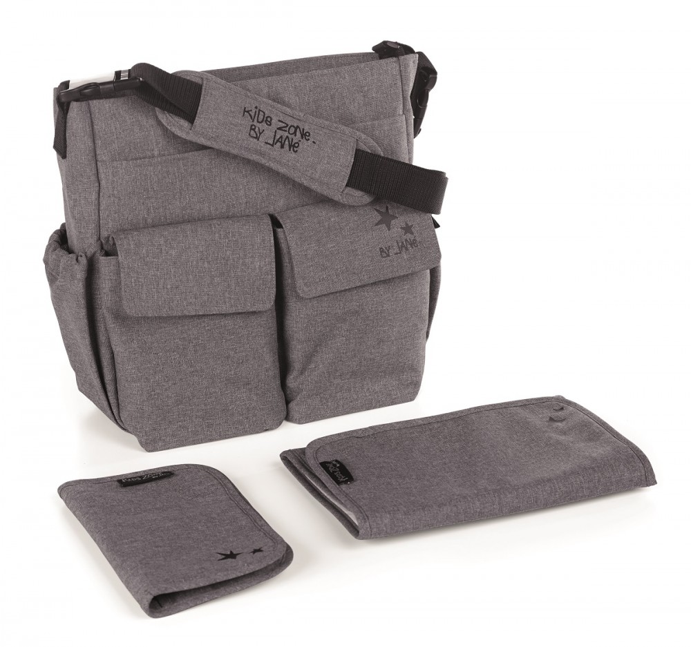 babashop.hu - Jané pelenkázó táska kiegészítőkkel - T34 Jet Black 2018