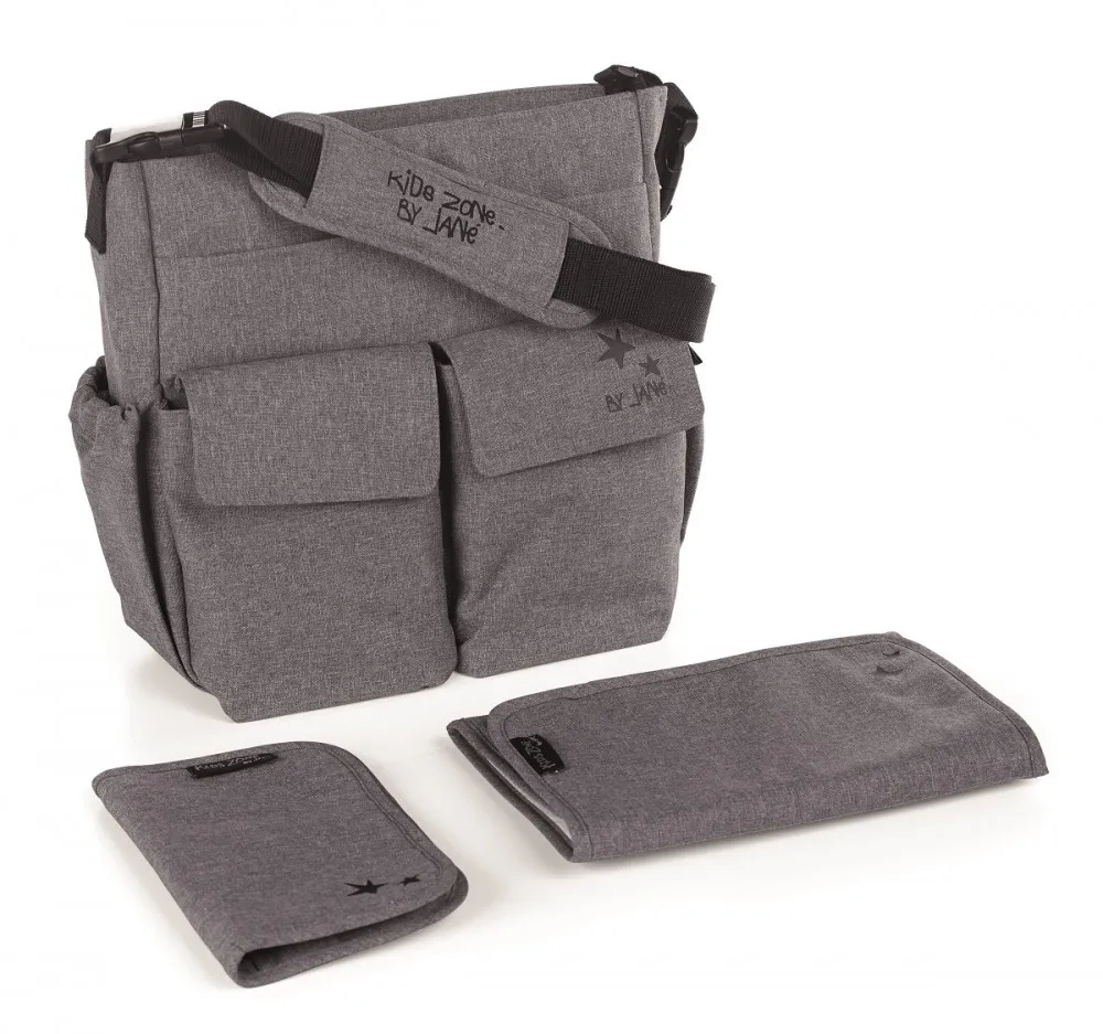 babashop.hu - Jané pelenkázó táska kiegészítőkkel - T34 Jet Black 2018