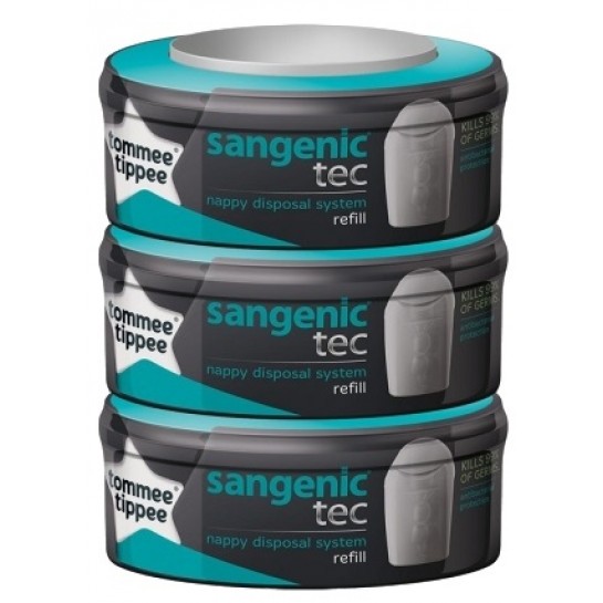 babashop.hu - Tommee Tippee Sangenic univerzális pelenka csomagoló utántöltő kazetta 3x TEC M