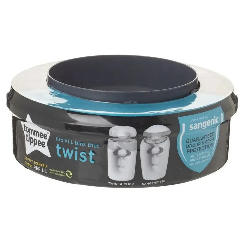 babashop.hu - Tommee Tippee Sangenic Twist and Click és SG TEC pelenkatároló utántöltő kazetta citrus 1db