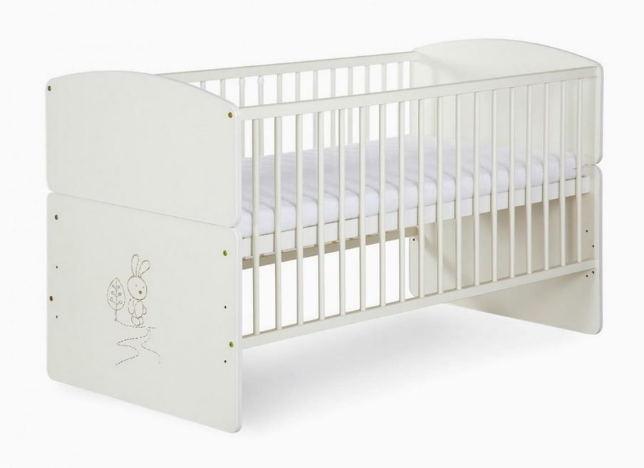 babashop.hu - Klups Bartek II Szafari/Nyuszi kiságy 70x140 Ágnyemütartó Nélkül