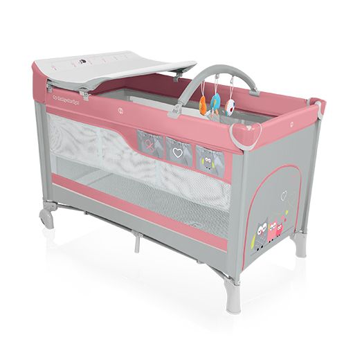 babashop.hu - Baby Design Dream multifunkciós utazóágy - 08 Pink