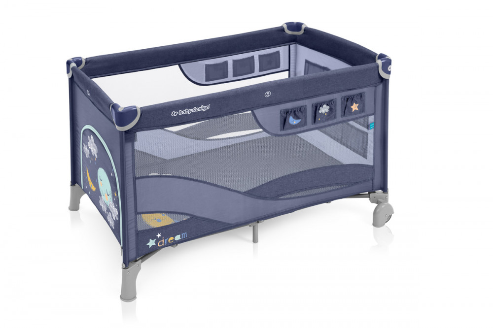 babashop.hu - Baby Design Dream Regular multifunkciós utazóágy - 03 Blue 2019