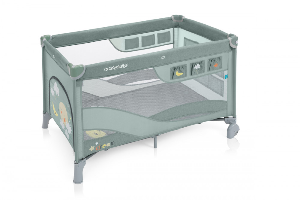 babashop.hu - Baby Design Dream Regular multifunkciós utazóágy - 04 Green 2019